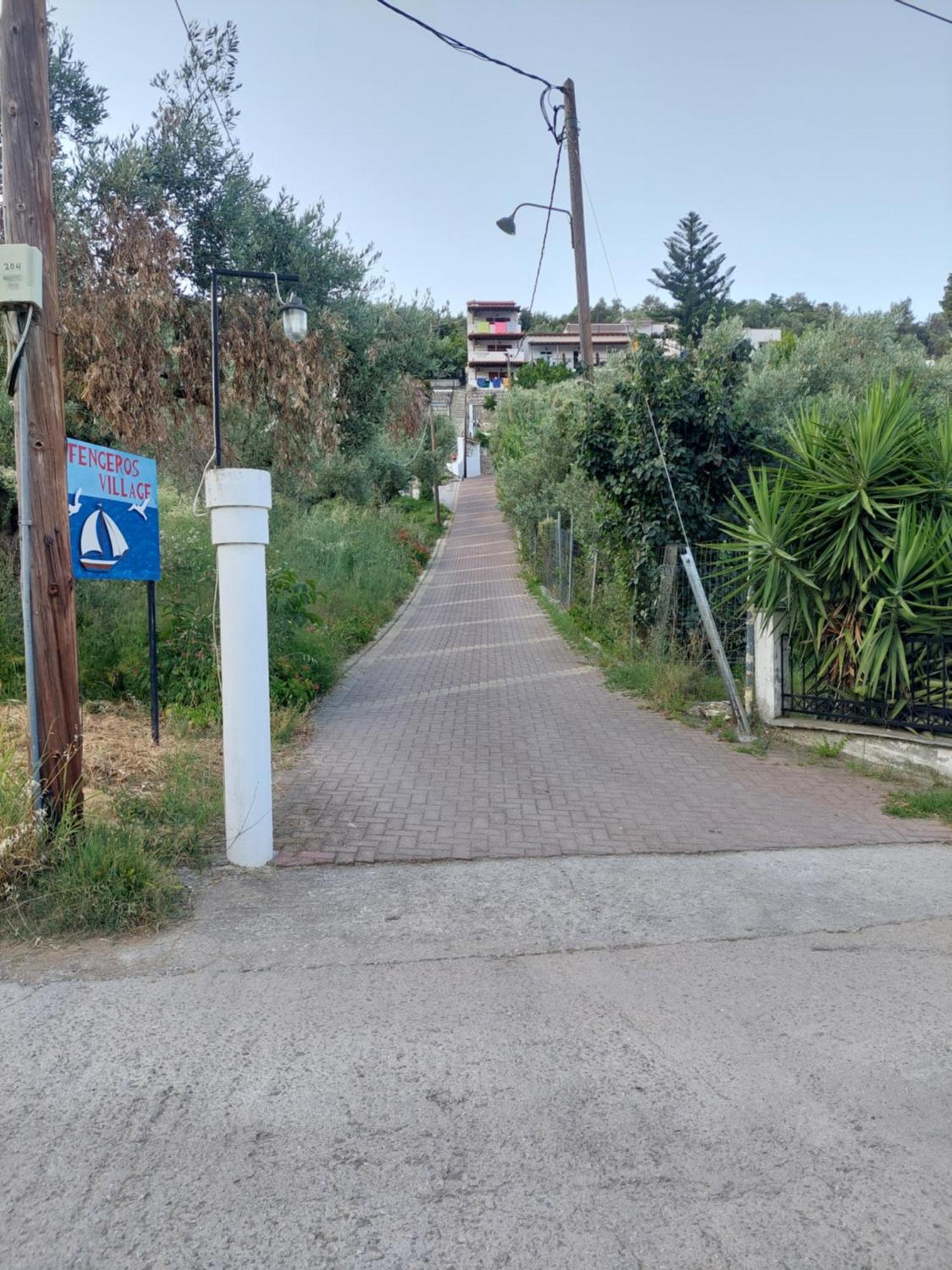 Fengeros Village Megali Ammos  Exteriér fotografie