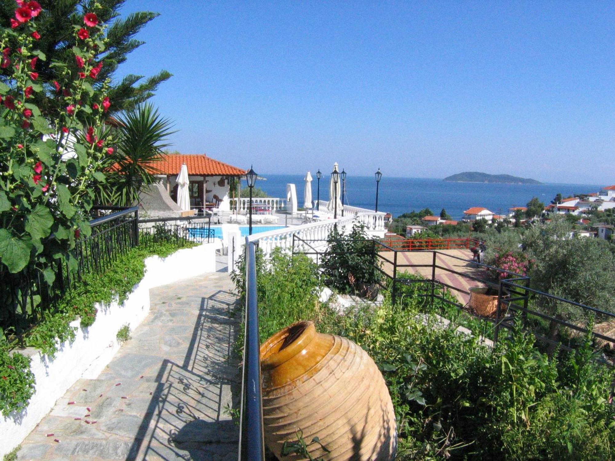 Fengeros Village Megali Ammos  Exteriér fotografie