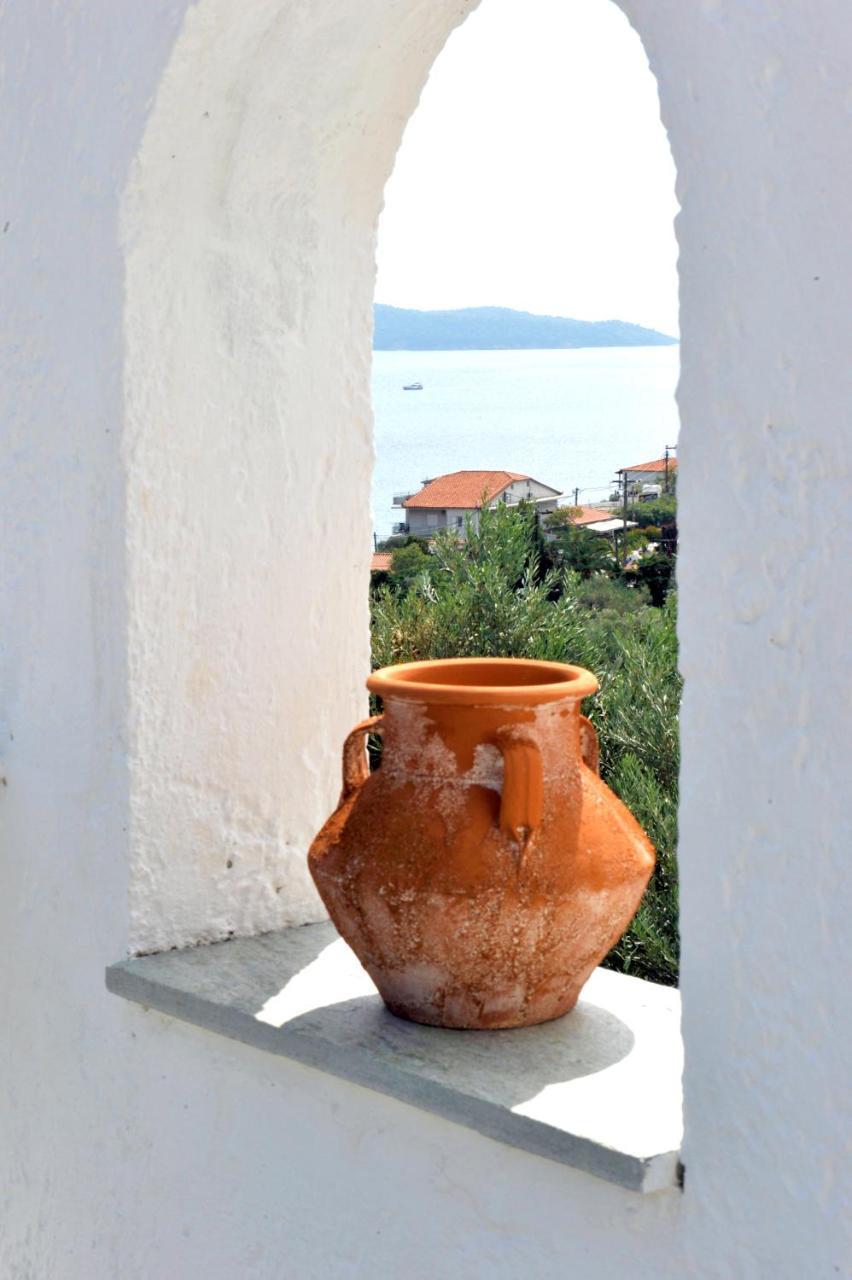 Fengeros Village Megali Ammos  Exteriér fotografie